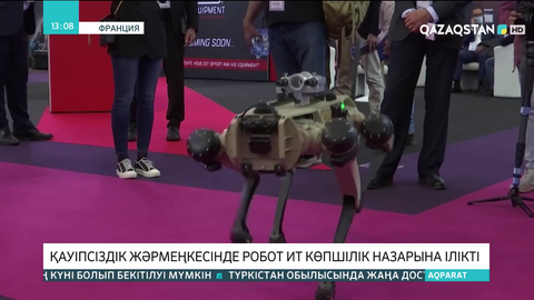 Франция: Қауіпсіздік жәрмеңкесінде робот ит таныстырылды