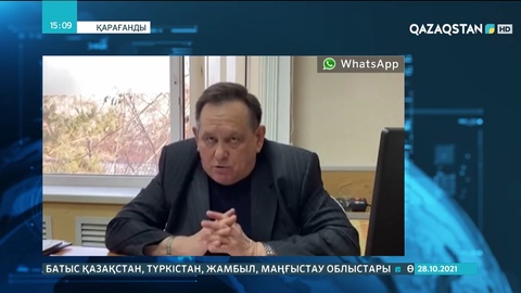 Қарағандының орталық саябағындағы көлге лай су төгіліп жатыр