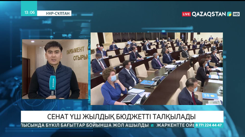 Сенат үш жылдық бюджетті талқылады