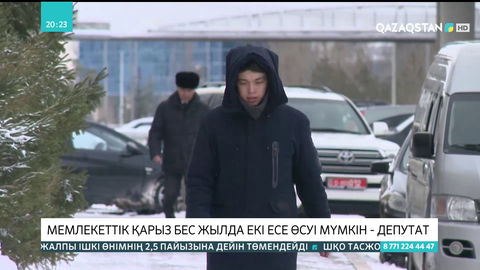 Мемлекеттік қарыз бес жылда екі есе өсуі мүмкін - Депутат