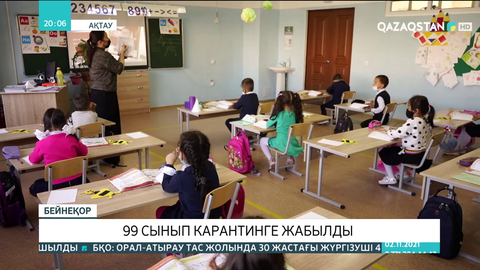 Маңғыстау облысында 99 сынып карантинге жабылды