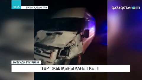 Батыс Қазақстанда көлік иесі төрт жылқыны қағып өлтірді
