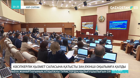 Кәсіпкерлік қызмет саласына қатысты заң екінші оқылымға қалды