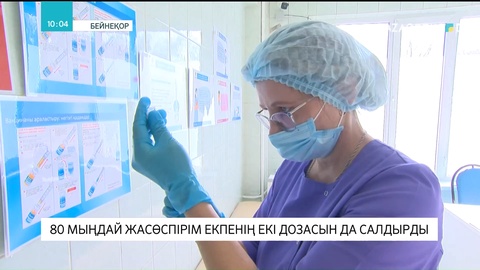 Қазақстанда 80 мыңдай жасөспірім екпенің екі дозасын да салдырды