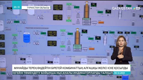Мұнайды терең өңдейтін бірегей комбинаттың алғашқы желісі іске қосылды