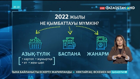 Сарапшы: 2022 жылы азық-түлік қымбаттауы мүмкін