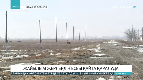 Жамбыл облысында жайылым жерлердің есебі қайта қаралып жатыр