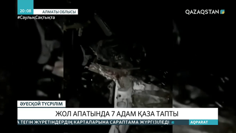 Алматы-Өскемен тас жолында жеті адам қаза тапты