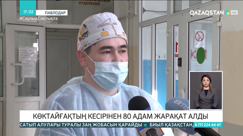 Павлодарда көктайғақтан бір тәулікте 80 адам жарақат алды