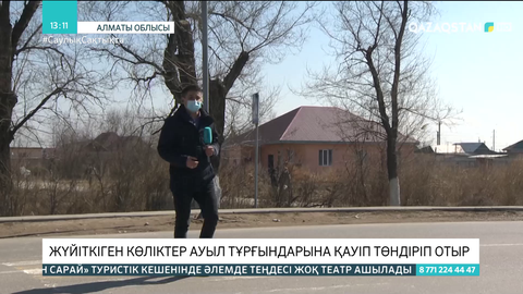 Алматы облысында жүйіткіген көліктер ауыл тұрғындарына қауіп төндіріп отыр