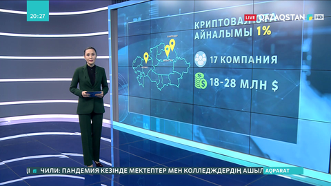Қазақстан биржаға әлемдік криптовалюта айналымының 1% аударады