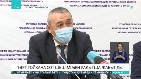 Түркістан облысында 4 тойхана сот шешімімен уақытша жабылды
