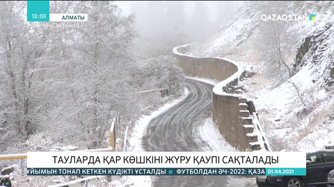 Алматыда қар көшкіні қаупі сақталады