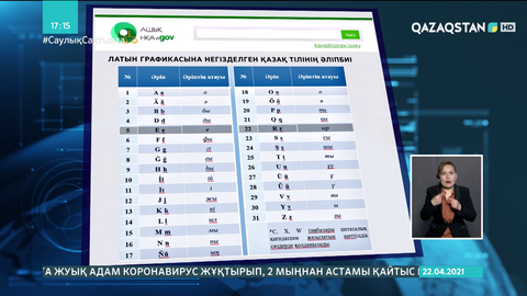 Латын графикасына негізделген әліпбидің жаңа нұсқасы шықты