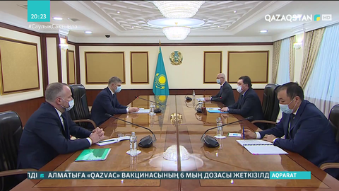 Асқар Мамин «Ресей темір жолдары» басқарма төрағасымен кездесті