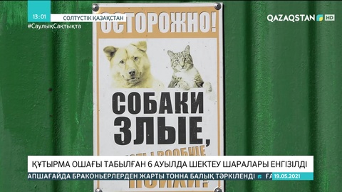 СҚО-да құтырма ауруына байланысты 6 ауылда шектеу шаралары енгізілді