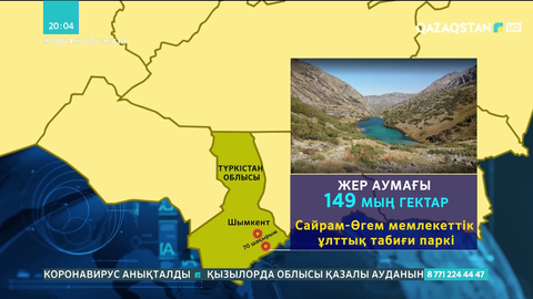 Сайрам-Өгем мемлекеттік ұлттық табиғи паркі қайда орналасқан