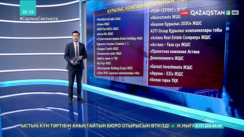 Елордада үлескерлердің ақшасын жинауға рұқсаты жоқ компаниялардың тізімі жасалды