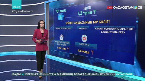 761 мыңнан аса тұрғынға 1,2 трлн теңгеге жуық ақша түсті