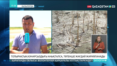 Аралда топырақтың құнарсыздығы анықталса, төтенше жағдай жарияланады