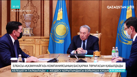 Елбасы «ҚазМұнайГаз» компаниясының басқарма төрағасын қабылдады