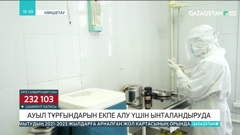 Ақмола облысында вакцина алғандар арасында сыйлықтар ойнатылады