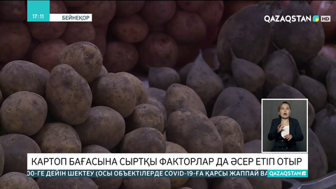 Картоп бағасына сыртқы факторлар да әсер етіп отыр