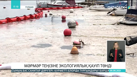 Мәрмәр теңізіне экологиялық қауіп төнді