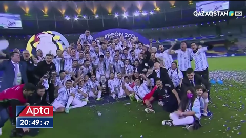 Лионель Месси Аргентина құрамасы сапында алғаш рет чемпиондық атақты жеңіп алды