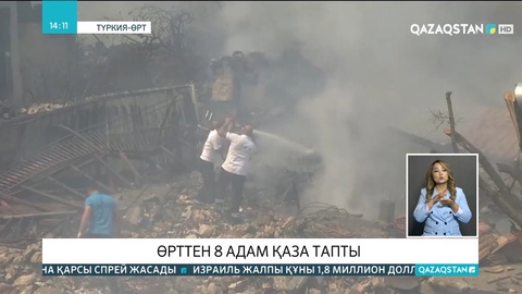 Түркияда өрттен 8 адам қаза тапты