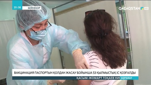 Вакцинация паспортын қолдан жасау бойынша 53 қылмыстық іс қозғалды