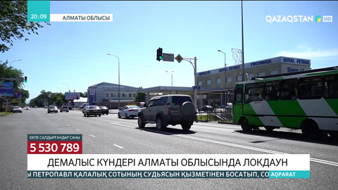 Алматы облысында демалыс күндері локдаун жарияланады