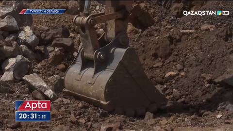 Түркістан облысында таудағы жарылыстан ауыл халқы зардап шегіп отыр