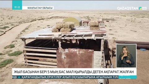 Маңғыстауда жыл басынан бері 5 мың бас мал қырылды деген ақпарат жалған