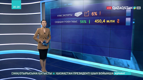 Қазақстанда күміс экспортынан көбірек табыс түсті