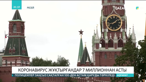 Ресейде коронавирус жұқтырғандар 7 миллионнан асты