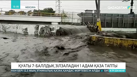 Мексикада жер сілкінісінен 1 адам қаза тапты