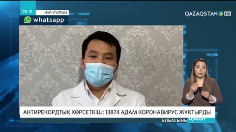 Өткен тәулікте 13874 адам коронавирус жұқтырған