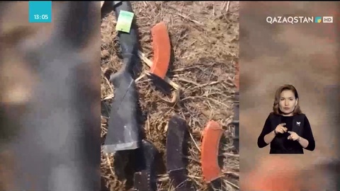Жамбыл облысында жерге көмілген қару-жарақ табылды