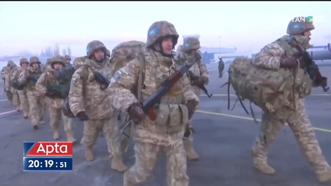 ҰҚШҰ әскери контингенті түгел өздерінің елдеріне кетті