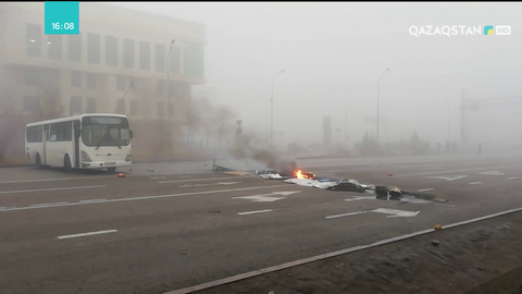 Алматыдағы тәртіпсіздік салдары