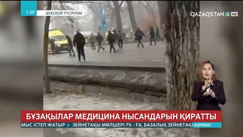 Алматыда бұзақылар медицина нысандарын қиратты