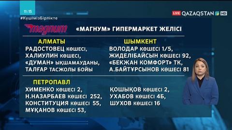 Ірі супермаркет желілері картамен төлем қабылдай бастады