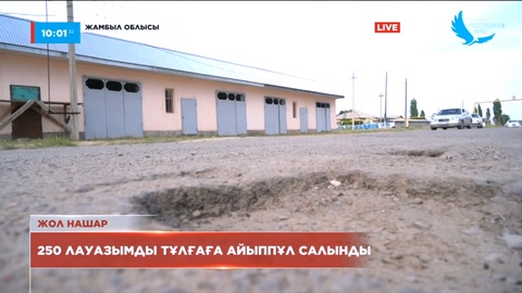 Жамбыл облысында нашар жол үшін 250 лауазымды адам жауапқа тартылды