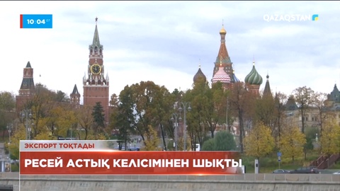 Ресей Украинадан азық-түлік тиеген 218 кеменің қозғалысын бұғаттады
