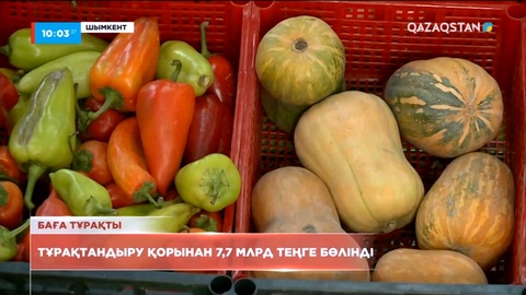 Шымкентте қымбатшылыққа жол бермеу үшін тұрақтандыру қорынан 7,7 млрд теңге бөлінді