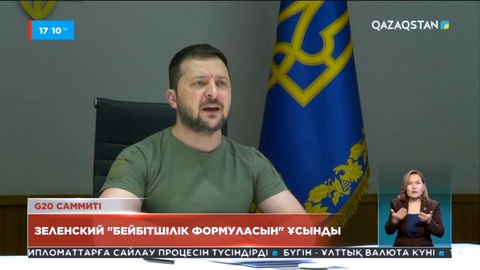 «Үлкен жиырмалық» саммитінде Зеленский «бейбітшілік формуласын» ұсынды