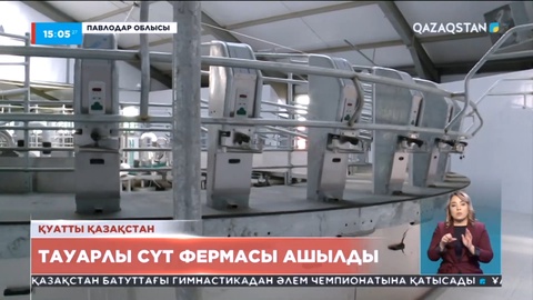 Павлодарда тауарлы сүт фермасы ашылды