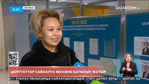 Депутаттар сайлауға белсене қатысып жатыр