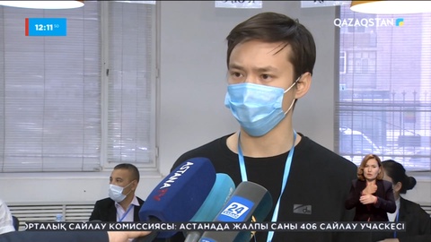 Қарақат Әбденнің штаб өкілі сайлауға байқаушы ретінде қатысып отыр